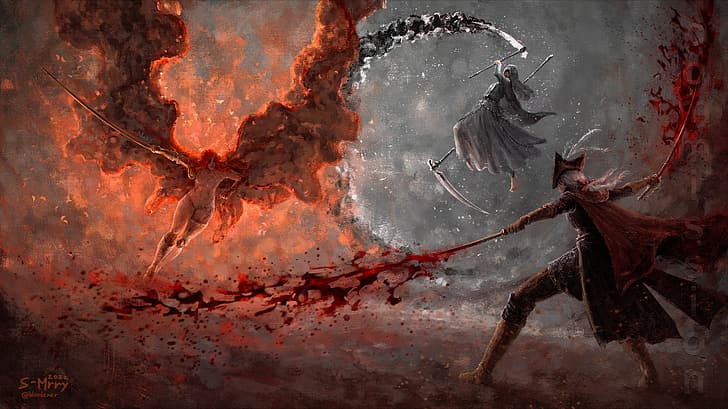 Elden Ring, Bloodborne, Dark Souls, HD-Hintergrundbild