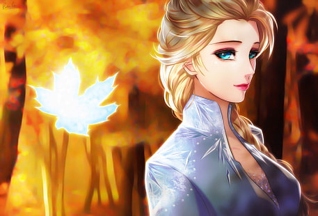 ภาพยนตร์, Frozen 2, Elsa (แช่แข็ง), วอลล์เปเปอร์ HD HD wallpaper