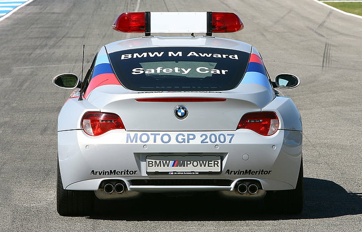 2007, bmw, coupe, e85, grandprix, motogp, race, racing, safety, z-4, z-4m, HD wallpaper