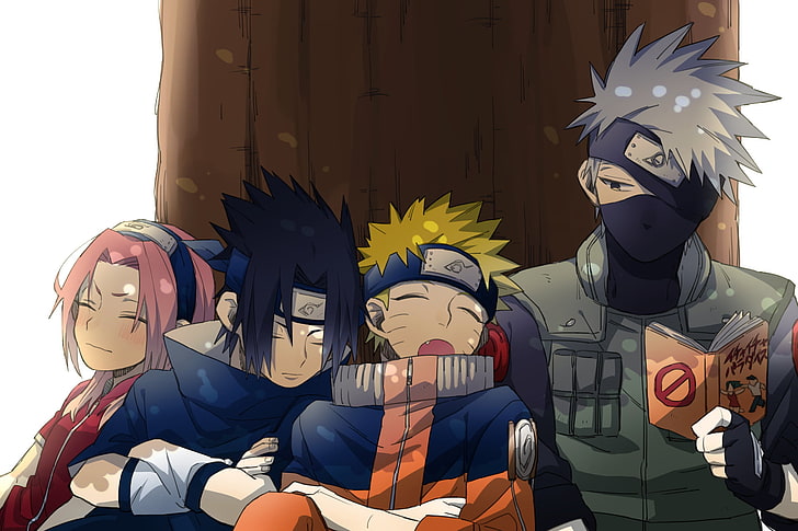 Naruto Tapete, Anime, Naruto, Kakashi Hatake, Naruto Uzumaki, Sakura Haruno, Sasuke Uchiha, HD-Hintergrundbild
