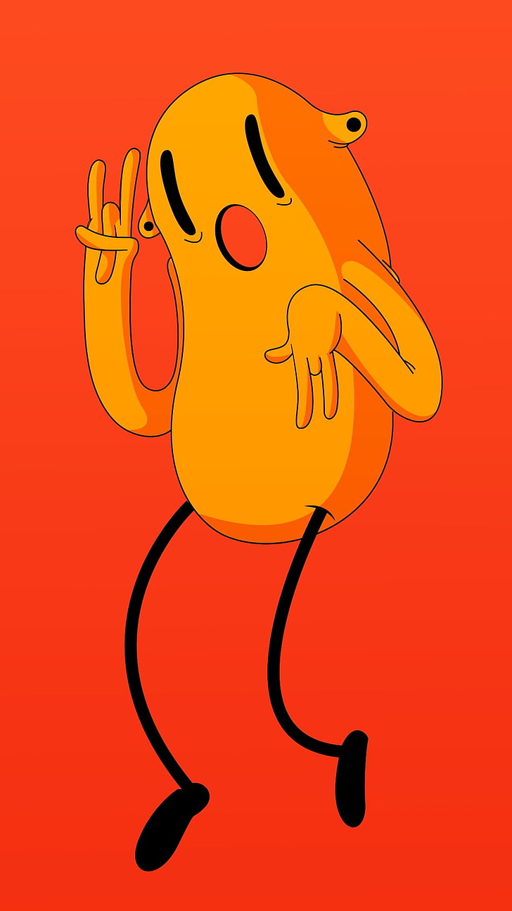 The Adventure Time character illustration, cartoon, illustration, HD wallpaper