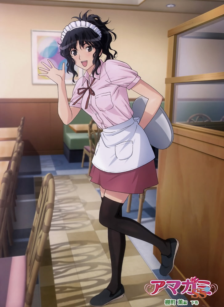 Amagami SS, anime girls, Tanamachi Kaoru, HD wallpaper