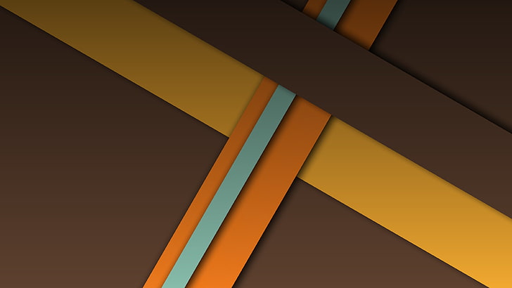 Ilustración de arte marrón y amarillo, marrón, amarillo, naranja, Fondo de pantalla HD