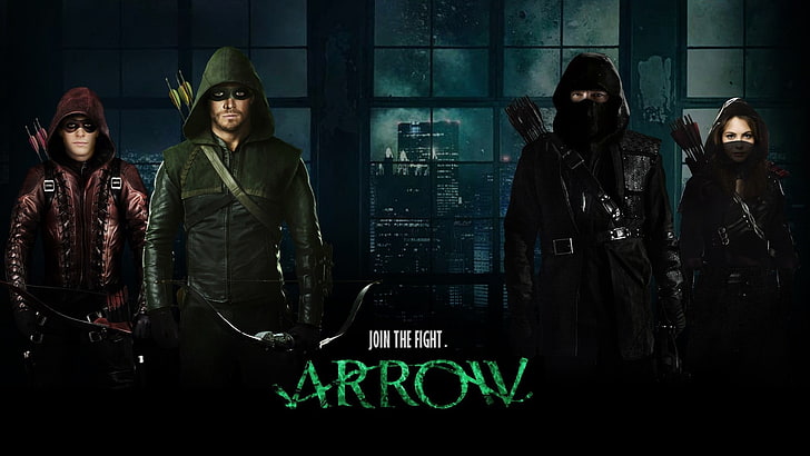Arrow tapet, Arrow, warrior, Red Arrow, Green Arrow, Malcolm Merlyn, Thea Queen, HD tapet