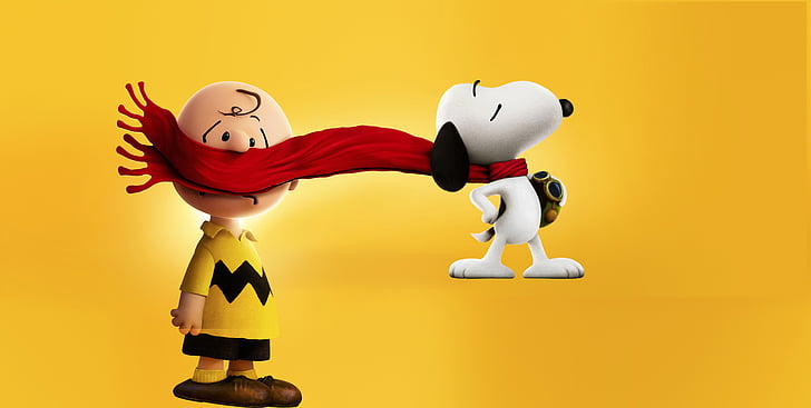 Wallpaper digital Peanut and Snoopy, The Peanuts Movie, Snoopy, Charlie Brown, Animation, Wallpaper HD