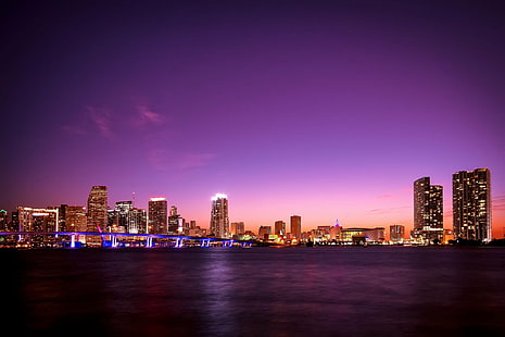 city, Florida, Miami, HD wallpaper HD wallpaper
