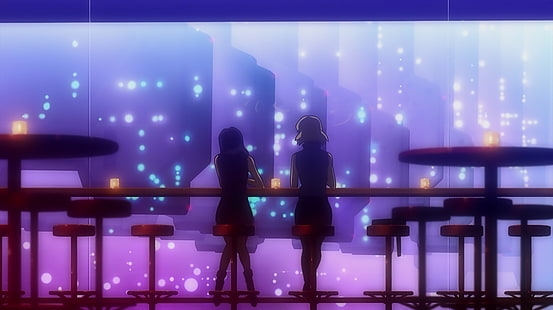 anime, bar, Neon Genesis Evangelion, mulheres, Katsuragi Misato, HD papel de parede HD wallpaper