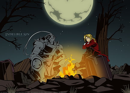 Full Metal Alchemist, Anime, Elric Edward, Elric Alphonse, HD-Hintergrundbild HD wallpaper