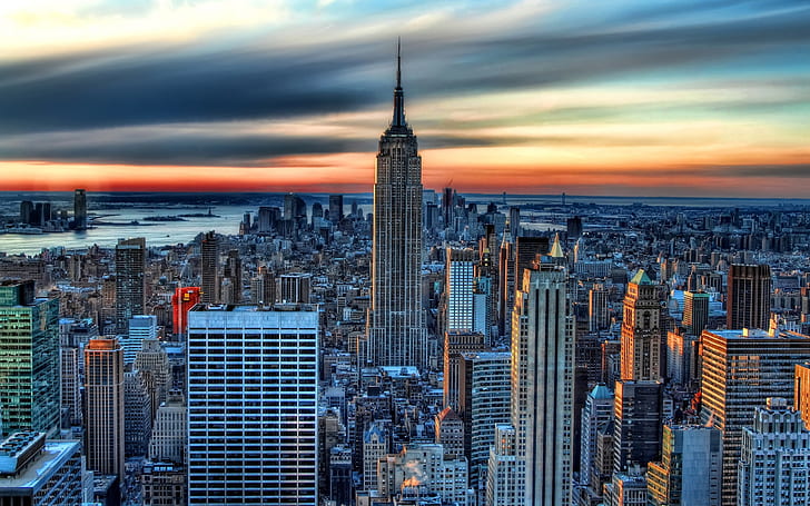 New York City Hdr Hintergrund 2560 × 1600, HD-Hintergrundbild
