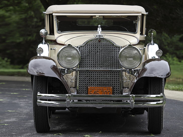 1931, 840, convertible, custom, dietrich, individual, luxury, packard, retro, sedan, HD wallpaper