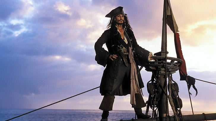 Karibien, jack, filmer, pirater, sparv, HD tapet
