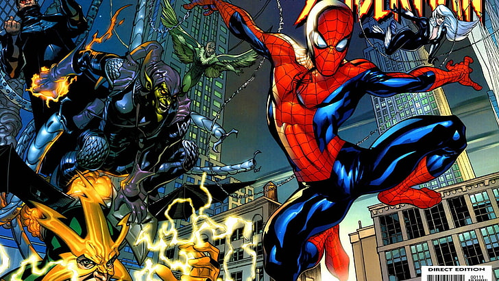 Spider-Man, Goblin verde, Sfondo HD
