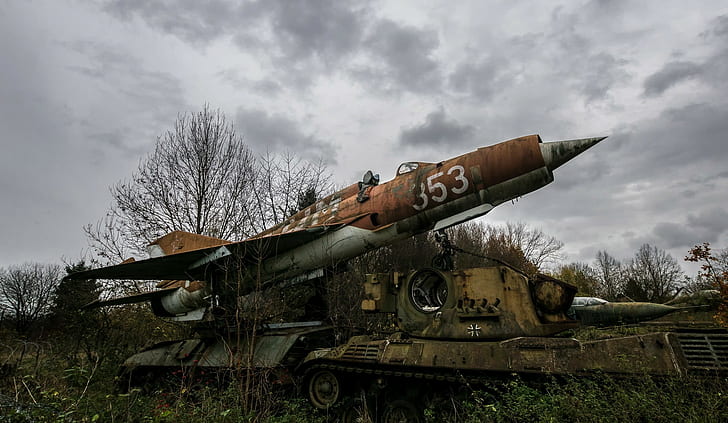 развалина, превозно средство, МиГ-21, HD тапет