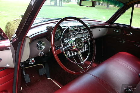 1952, 263ci, buick, automobili, classico, immobiliare, interno, retrò, dritto 8, carro, Sfondo HD HD wallpaper