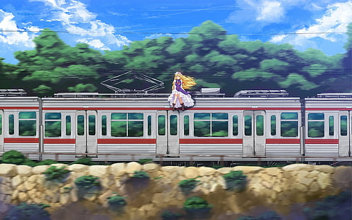Anime, Touhou, Yukari Yakumo, Wallpaper HD HD wallpaper