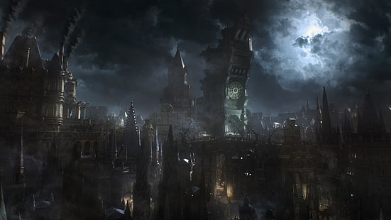 Bloodborne, Moon, Videospiele, HD-Hintergrundbild HD wallpaper