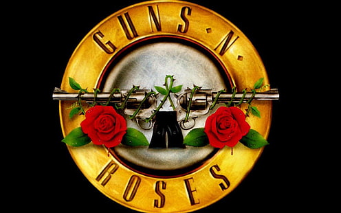 Logo Guns N Roses, Band (Musik), Guns N 'Roses, Wallpaper HD HD wallpaper