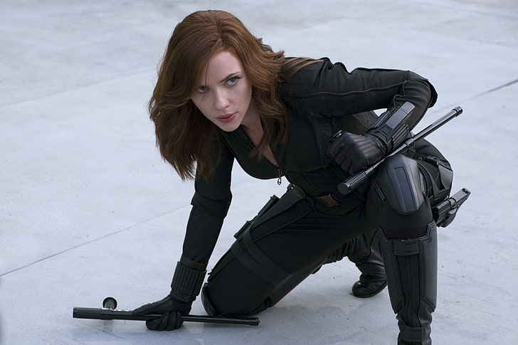 Scarlett Johansson, Captain America, Captain America: Civil War, Black Widow,  HD wallpaper | Wallpaperbetter