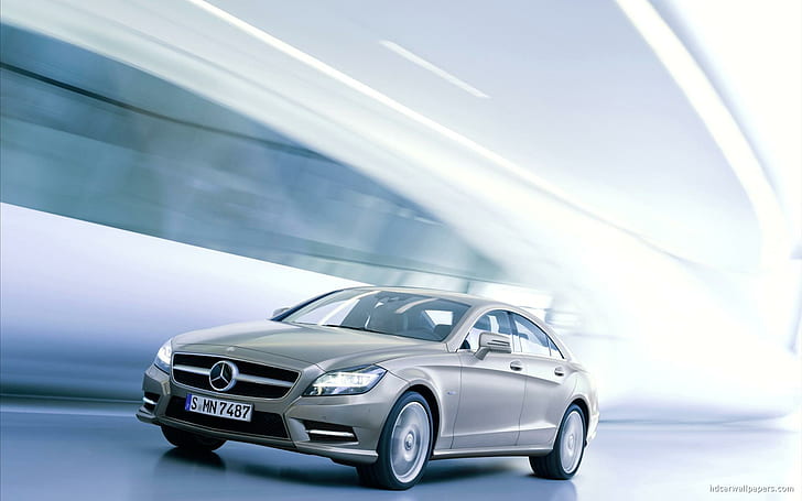 2012 Mercedes Benz CLS550, silver mercedes benz sedan, mercedes, benz, 2012, cls550, cars, mercedes benz, HD wallpaper