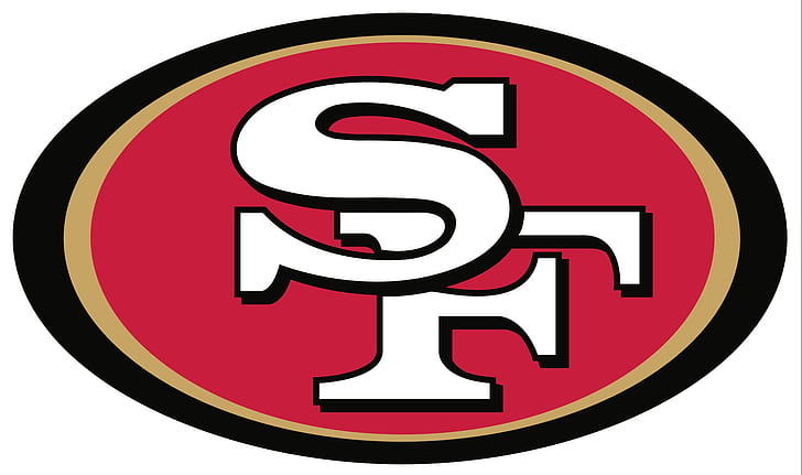 سان فرانسيسكو 49ers ، كرة القدم ، الشعار، خلفية HD