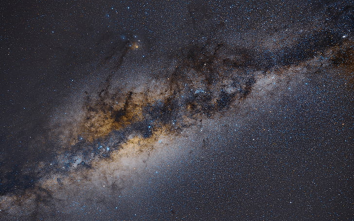 Galaxy Stars Млечен път HD, космос, звезди, галактика, начин, млечен, HD тапет