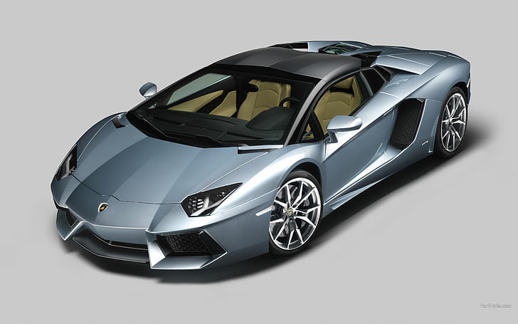 Lamborghini Aventador HD, grey luxury car, cars, lamborghini, aventador, HD wallpaper