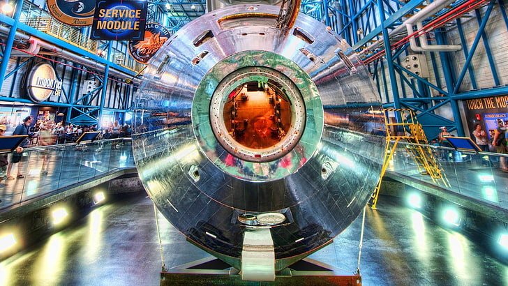 rundes schwarzes und graues Metallwerkzeug, Cape Canaveral, die NASA, Technologie, Raum, USA, Fahrzeug, HD-Hintergrundbild