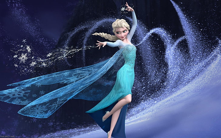 Dondurulmuş Elsa resim, Film, Dondurulmuş, Arendelle, Elsa (Dondurulmuş), Dondurulmuş (Film), Kar, HD masaüstü duvar kağıdı