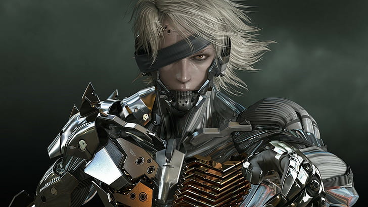 metal gear crescente vingança videogames cg render armadura, HD papel de parede