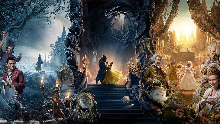 Beauty and the Beast 4K 8K, Beauty, beast, The, and, HD wallpaper