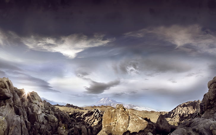 Pemandangan Gunung, gunung, lanskap, alam dan lanskap, Wallpaper HD
