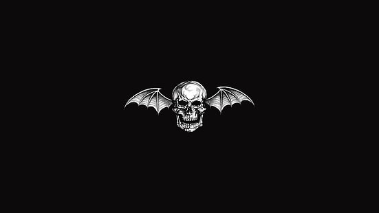 Avenged Sevenfold, Deathbat, A7X, logotipo da banda, mascote da banda, heavy metal, hard rock, Metalcore, bandas de rock, banda de metal, HD papel de parede HD wallpaper