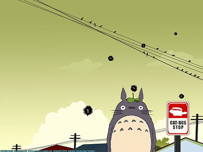 Mein Nachbar Totoro, Totoro, Studio Ghibli, HD-Hintergrundbild HD wallpaper