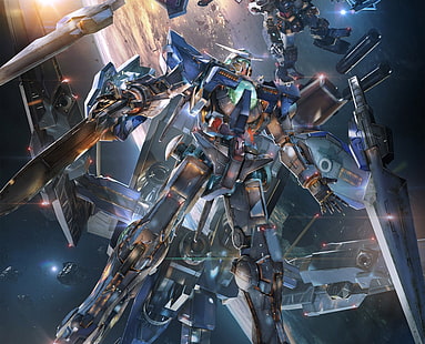 Gundam versus alta definición, Fondo de pantalla HD HD wallpaper