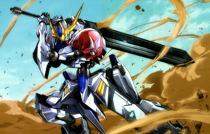Anime, Mobile Suit Gundam: Eisenblütige Waisen, HD-Hintergrundbild