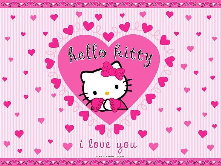 Mignon Bonjour Kitty Bonjour Kitty Anime Bonjour Kitty HD Art, mignon, Bonjour Kitty, Fond d'écran HD