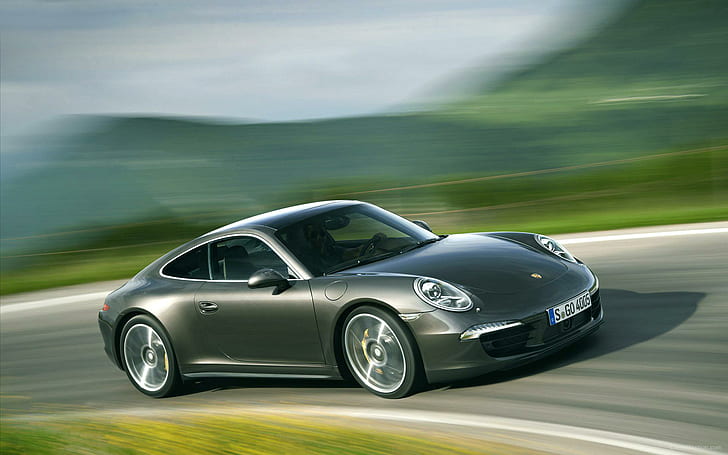 Porsche 911 Carrera 4S Coupe 2013, auto gris, coupé, porsche, carrera, 2013, autos, Fondo de pantalla HD