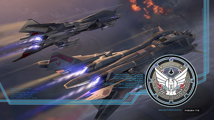 Star Citizen, United Space Confederation, Vergeltungsschlag, Videospiele, HD-Hintergrundbild