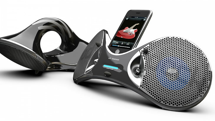 SOLIDWORKS, iPod, docking station, stereo, headphones, speaker, Apple, review, unboxing, HD wallpaper