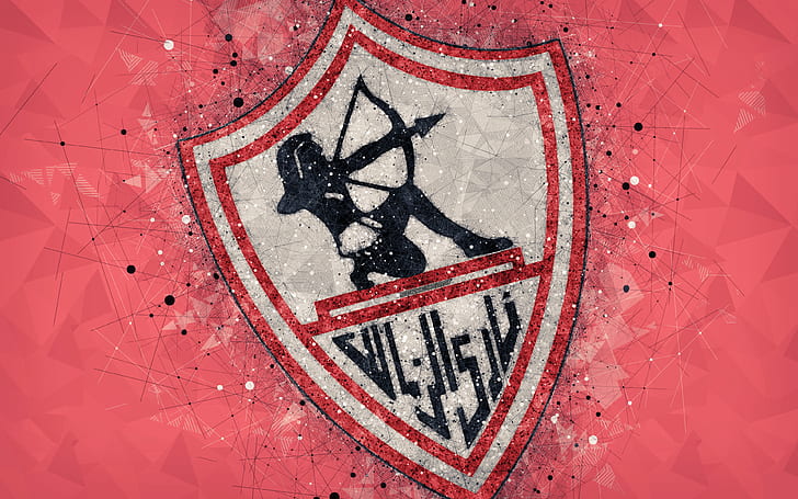 Fußball, Zamalek SC, Emblem, Logo, HD-Hintergrundbild
