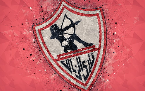 Soccer, Zamalek SC, ตราสัญลักษณ์, โลโก้, วอลล์เปเปอร์ HD HD wallpaper