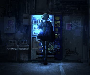 Nazuna Nanakusa, Yofukashi no Uta, vampiro (anime), chica vampiro, Fondo de pantalla HD HD wallpaper