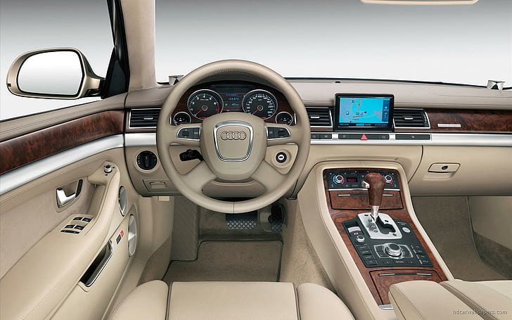 Audi A8 Interior, car interior, interior, audi, cars, HD wallpaper