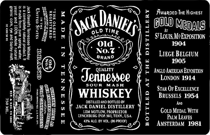 Jack Daniels, HD-Hintergrundbild