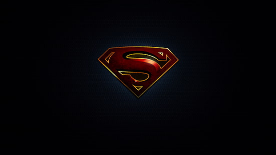 Superman, Photoshop, fan art, logo, Tapety HD HD wallpaper