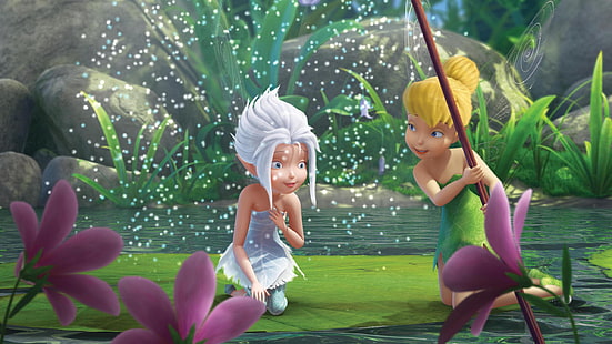 Tinker Bell Rahasia Sayap Kartun Disney Hd Wallpaper Untuk Desktop 2560 × 1440, Wallpaper HD HD wallpaper