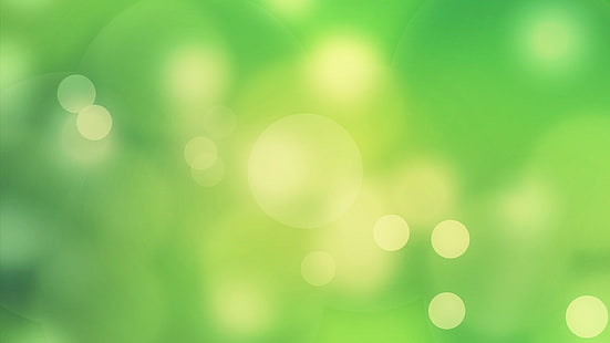 arte digitale, sfumatura, sfondo verde, cerchio, Sfondo HD HD wallpaper