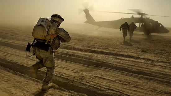 militaire, hélicoptères, soldat, Armée des États-Unis, avion militaire, Fond d'écran HD HD wallpaper