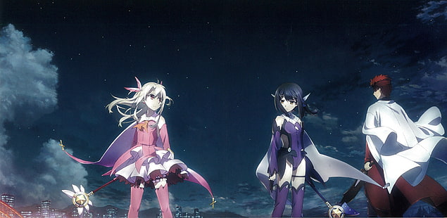 Serie Fate, fodera Fate / caleid Prisma Illya, Miyu Edelfelt, Shirou Emiya, Sfondo HD HD wallpaper