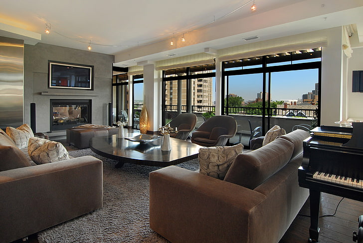 205, apartment, condo, design, home, house, interior, room, HD wallpaper